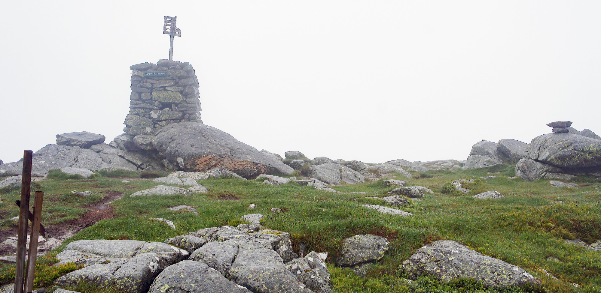 Tysnessåta (752 moh) fra Tverrelva