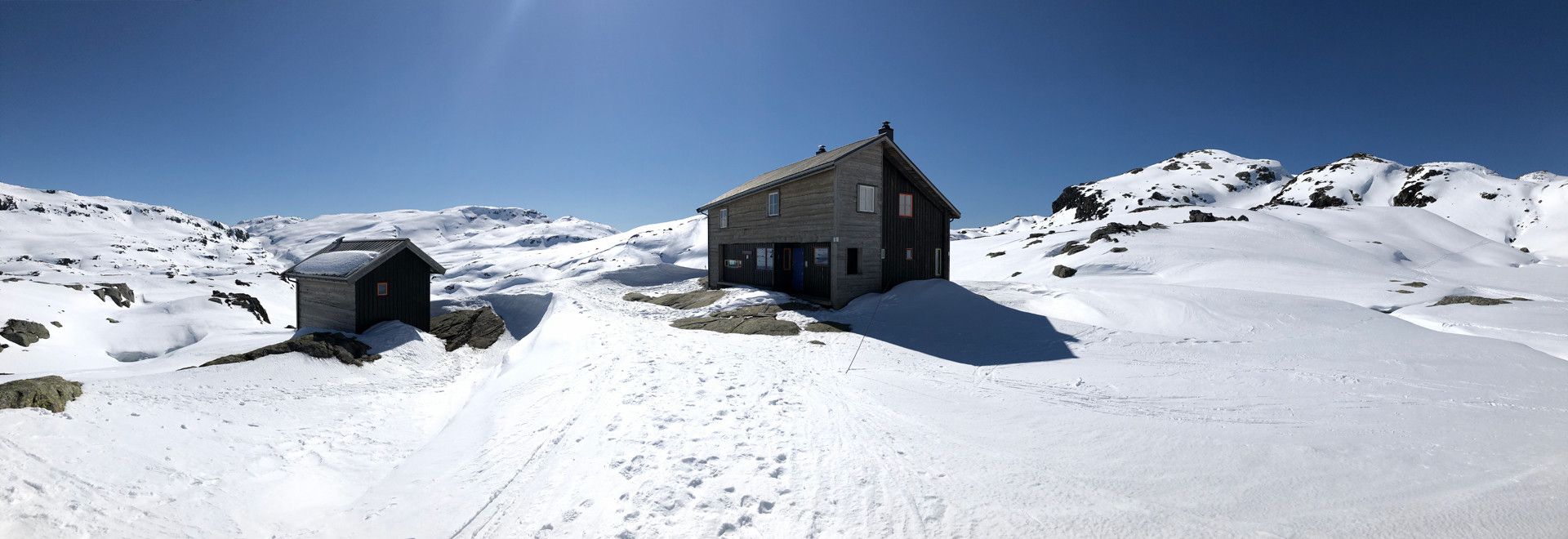 Skitur fra Bergsdalen til Gullhorgabu (840 moh)