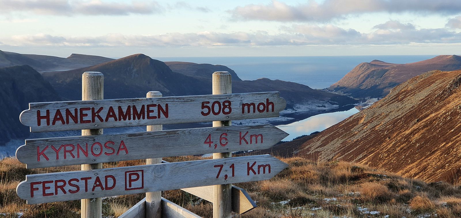 Fjelltur over Gnullane ryggen på Stadlandet