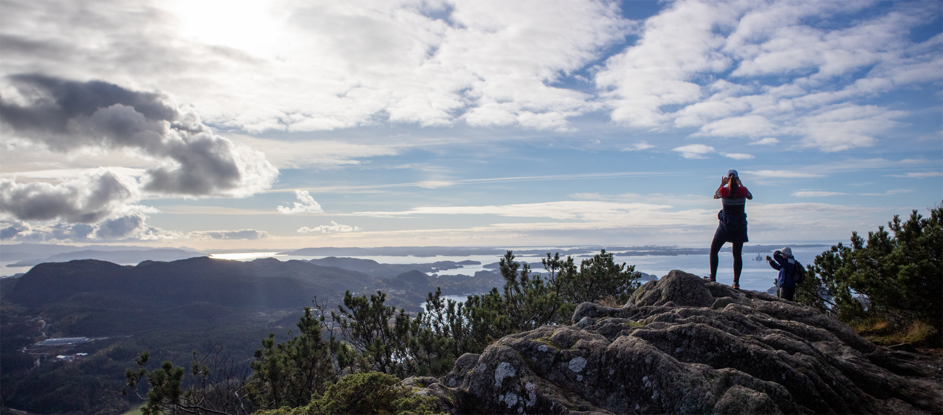 Kort fjelltur til Lyshornet (405 moh) fra Lysekloster