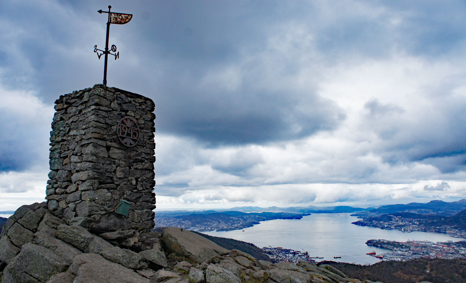 Løvstakken (477 moh) fra Melkeplassen
