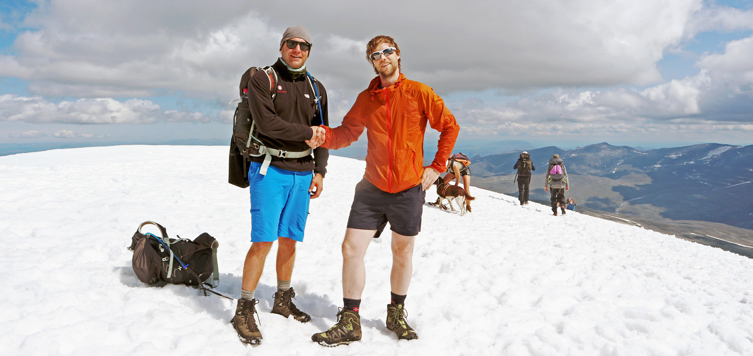 Glittertinden (2452 moh) fra Spiterstulen