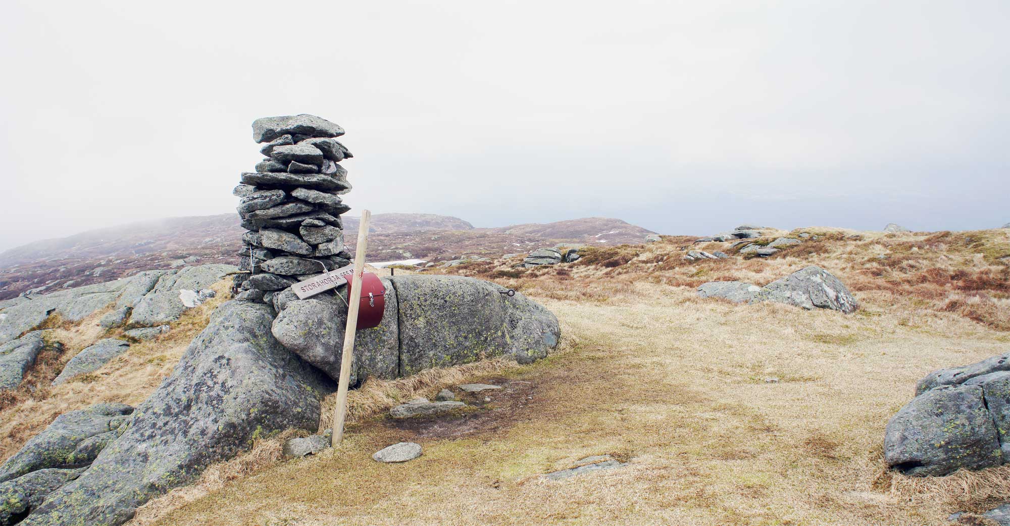 Fusafjellet (666 moh) fra Strandvik