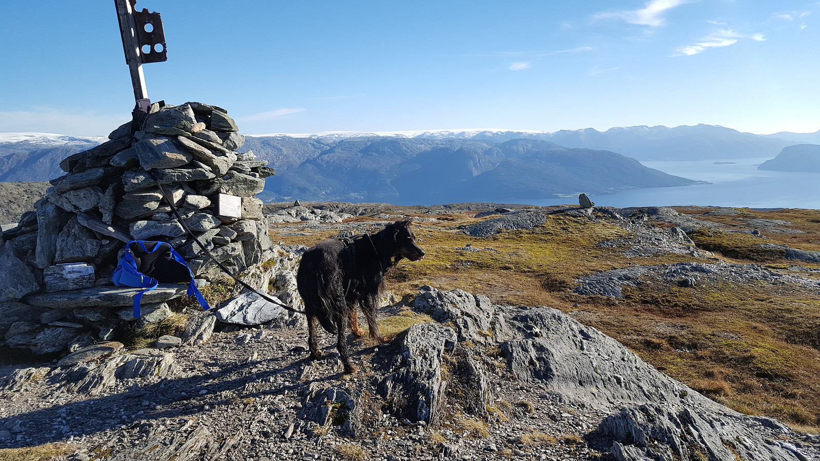 Fjelltur til Vesoldo 1046 moh i Kvam – utsikt mot Hardangerfjorden