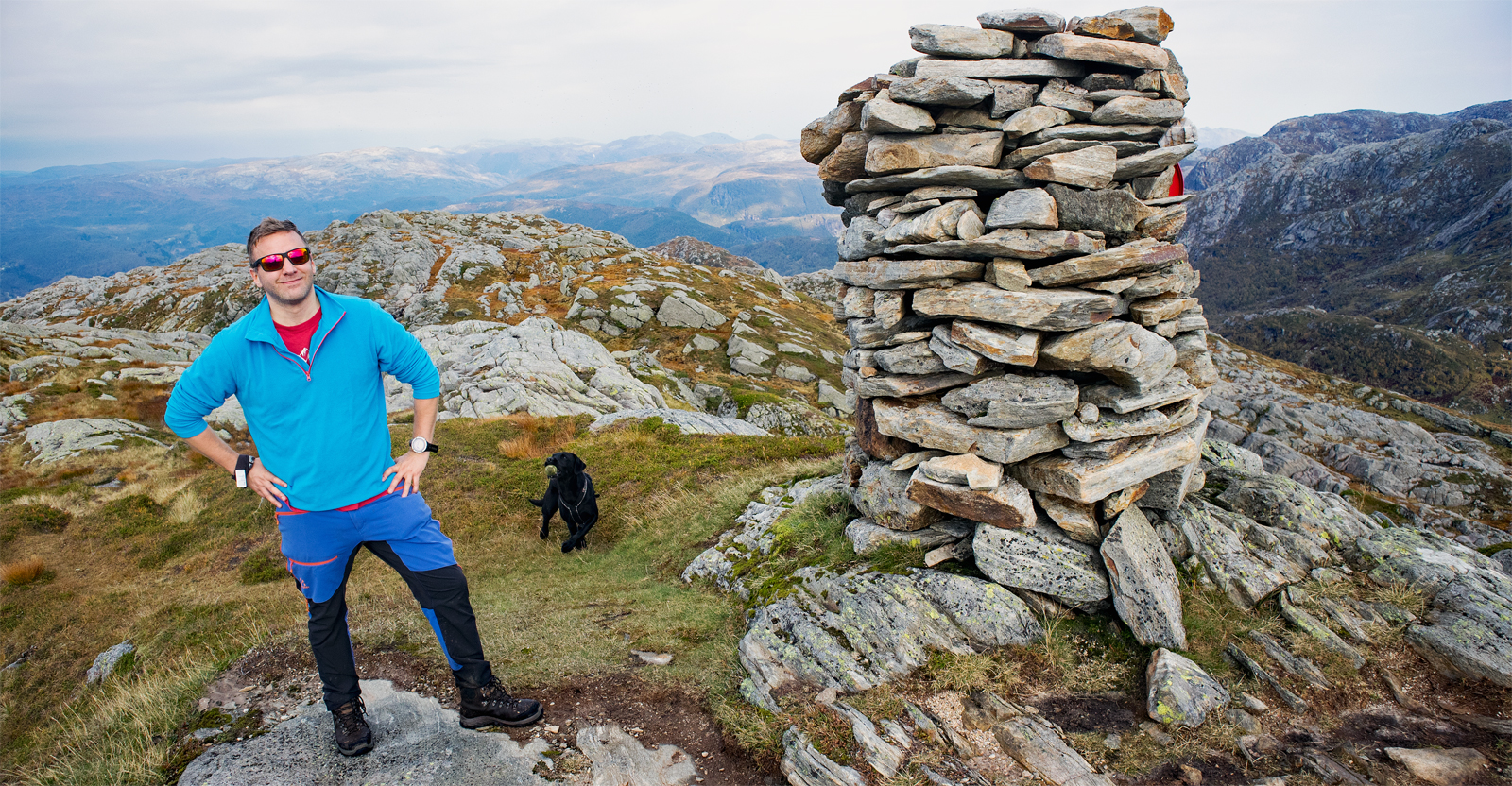 Burlifjellet 855 moh fra Sævell – fjellturer i Samnanger