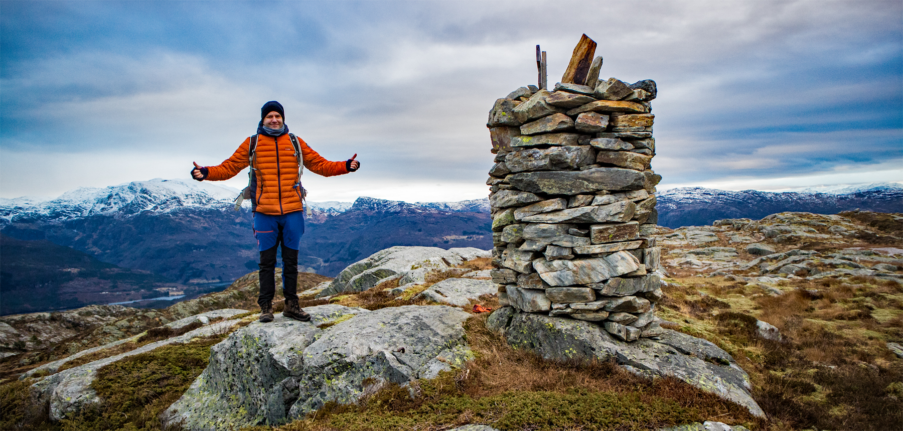 Røafjellet (589 moh) i Fusa