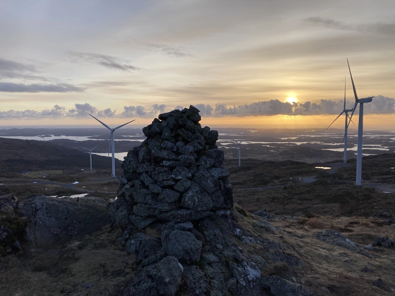 Beintjørnvarden (500 moh) fra Olstjørna