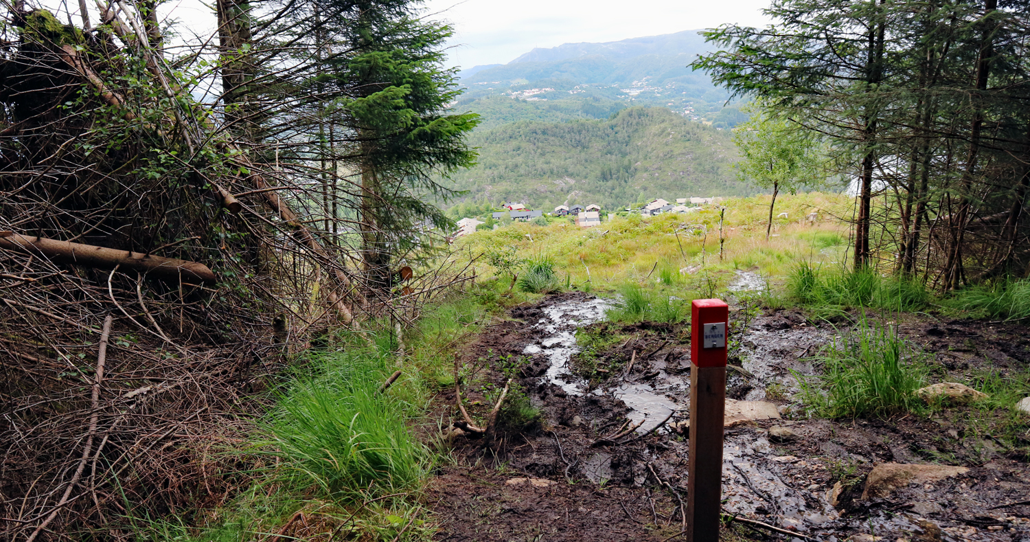 Bergen på langs 3. etappe Birkelandsfjellet