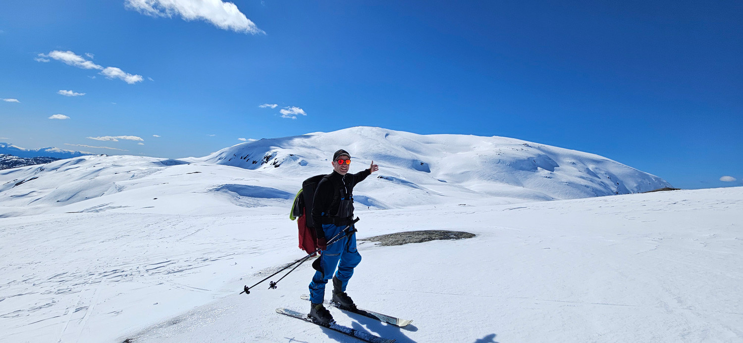 Skitur til Tveitakvitingen 1299 moh fra Furedalen på Kvamskogen – fjellturer i Kvam
