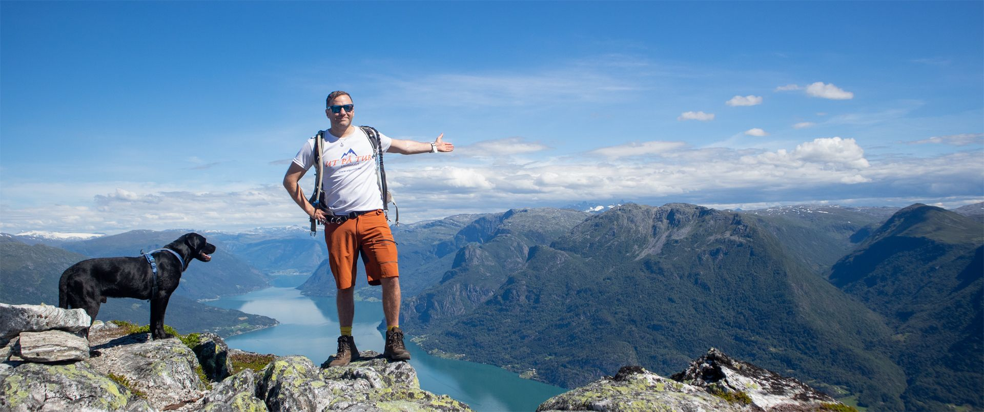 Fjelltur til Molden (1116 moh) i Luster