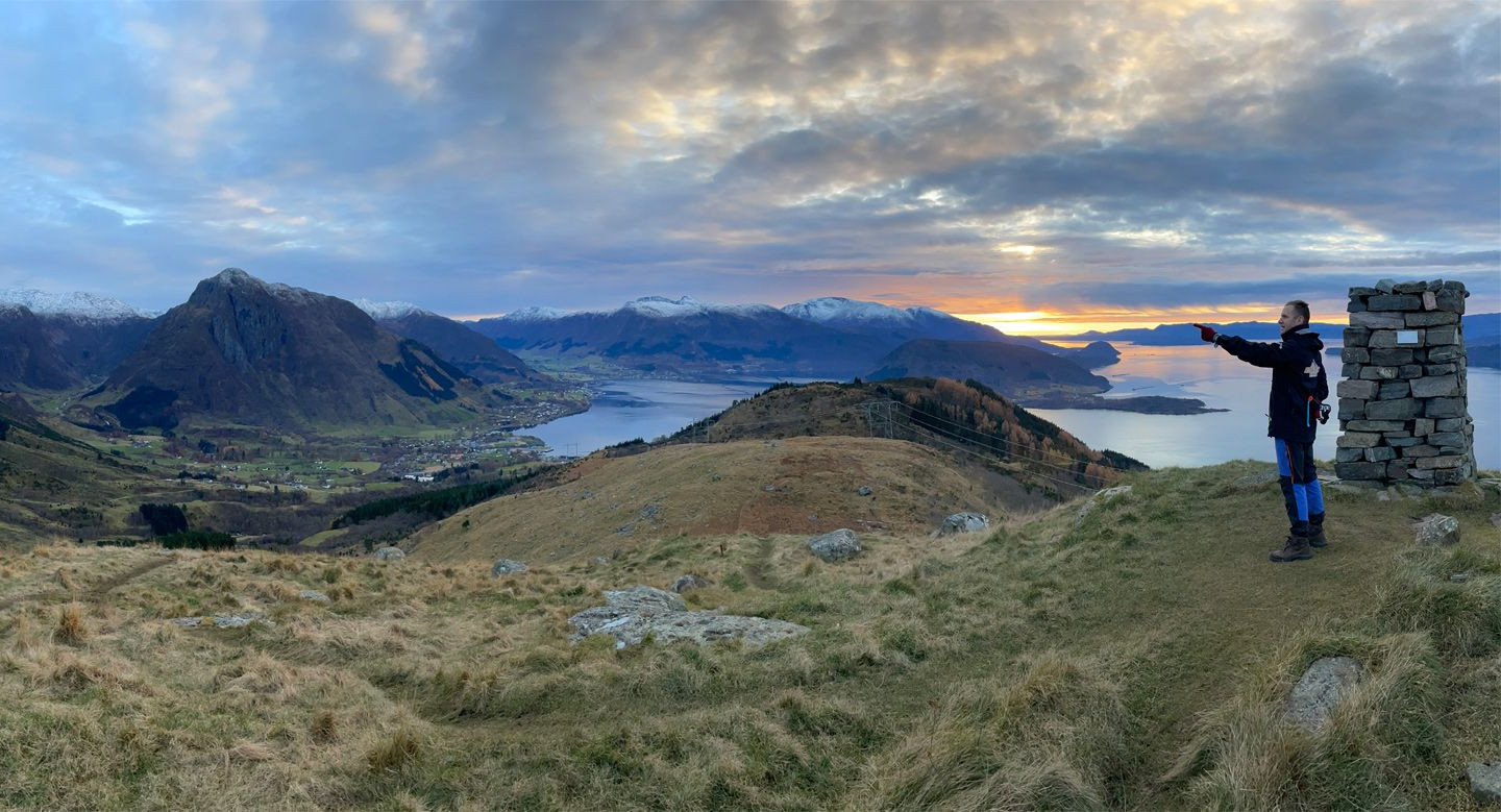 Skålafjell Navarhaug 501 moh – utsiktstur over Rosendal
