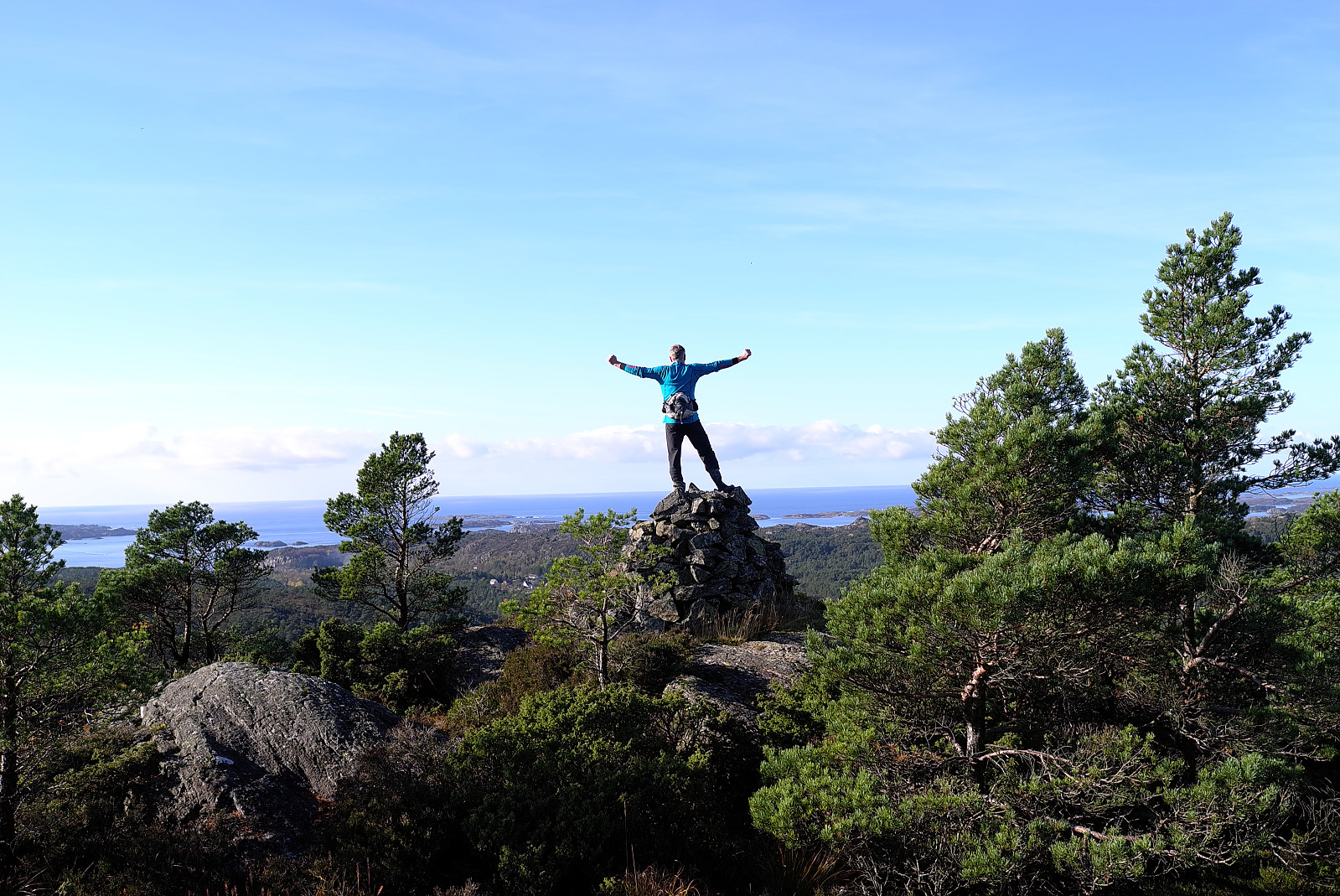 Fjelltur til Børøyklampen (179 moh) fra Nautsundet