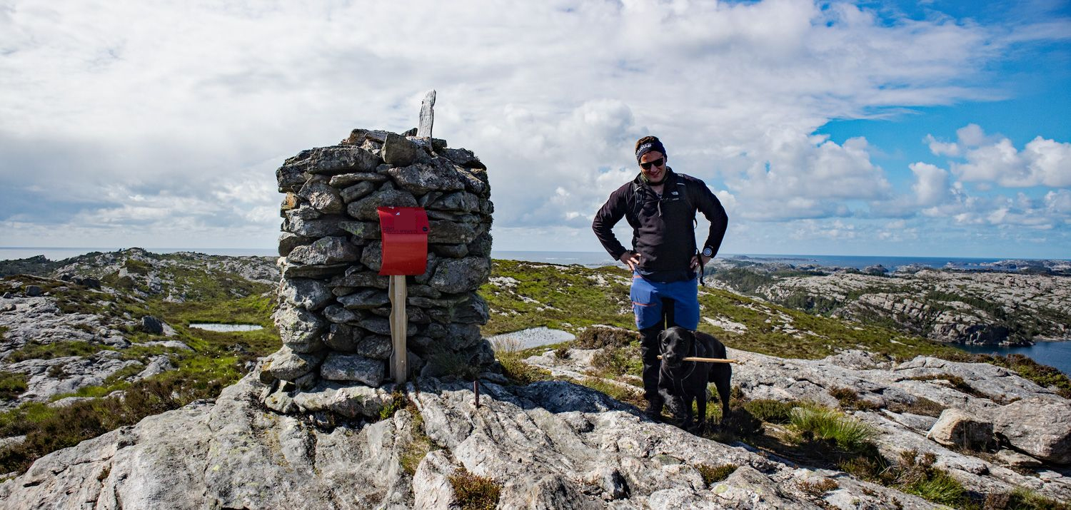 Brotavarden (87 moh) fra Kallestad på Sotra