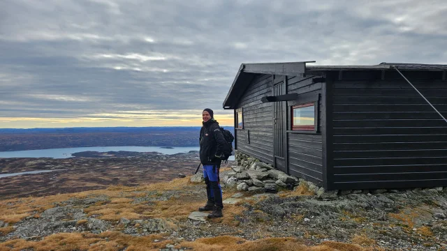 Vandretur til Tvergastein (1505moh) - Arne Næss hytta ved foten av Hallingskarvet - Hol, Buskerud
