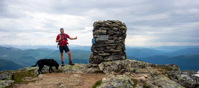 Finnbunuten (1358 moh) fra Vikafjellet - Voss, Vestland