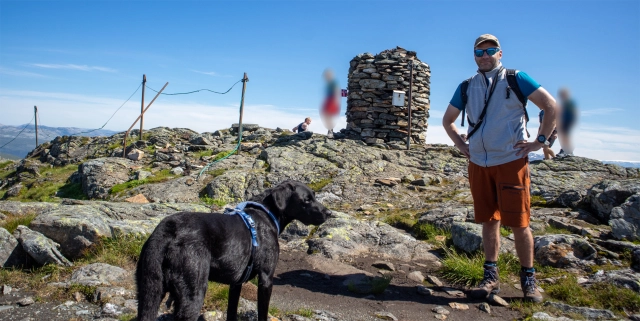 Gullfjelltoppen korteste vei fra Osavatnet - Bergen, Vestland