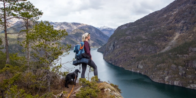 Slottet (192 moh) i Modalen - Modalen, Vestland