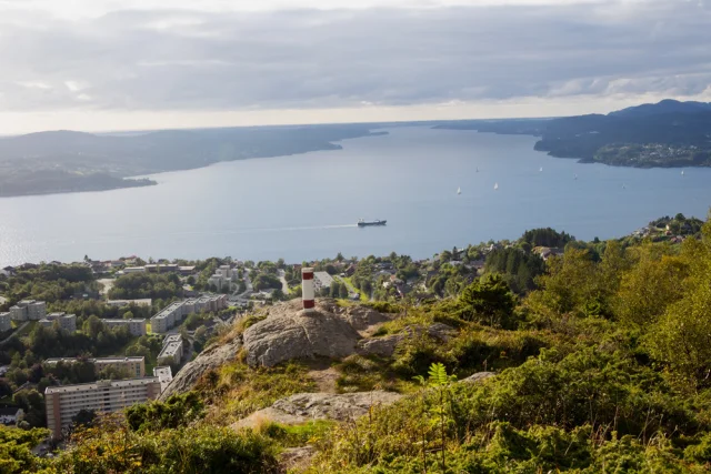 Toppenipa (232 moh) og Toppefjellet (252 moh) i Åsane - Bergen, Vestland