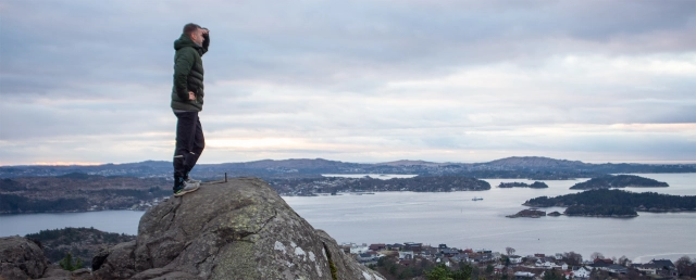 Folleseåsen (166 moh) på Askøy - Askøy, Vestland