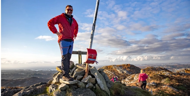 Spjeldsfjellet (166 moh) på Sotra - Øygarden, Vestland