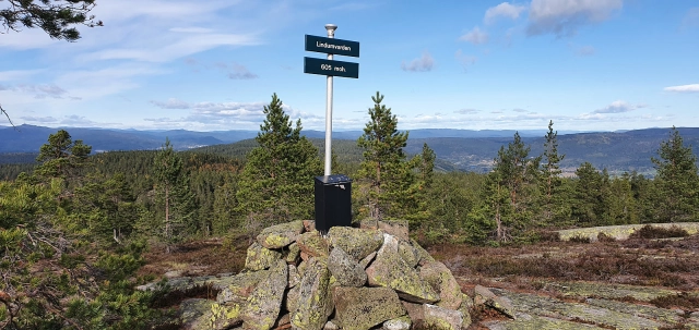 Lindumvarden (605moh) - Kongsberg, Buskerud