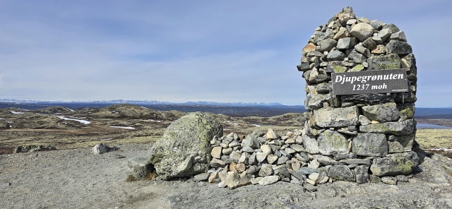 Djupegrønuten (1236moh) - Nore og Uvdal, Buskerud
